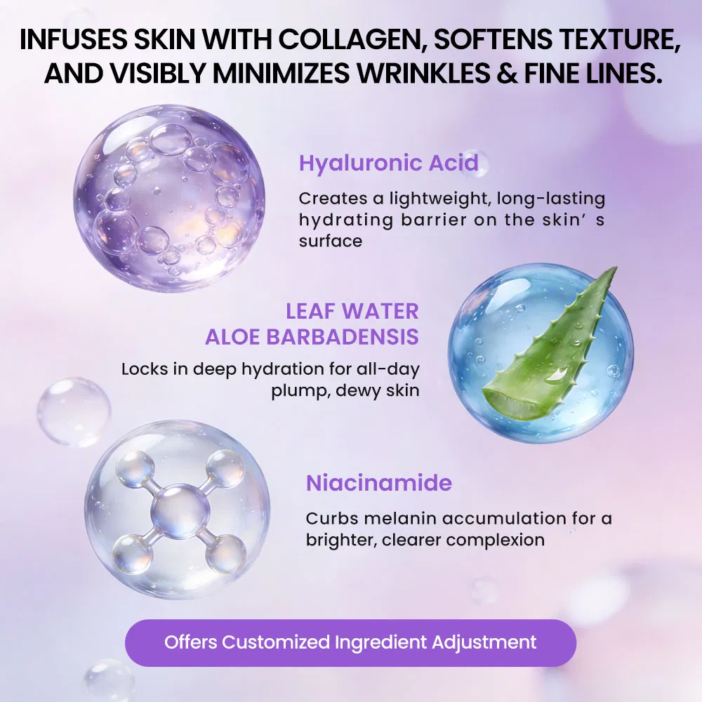 Restore Elasticity Anti Wrinkles Anti Aging Face Serum Hyaluronic Acid Collagen Serum