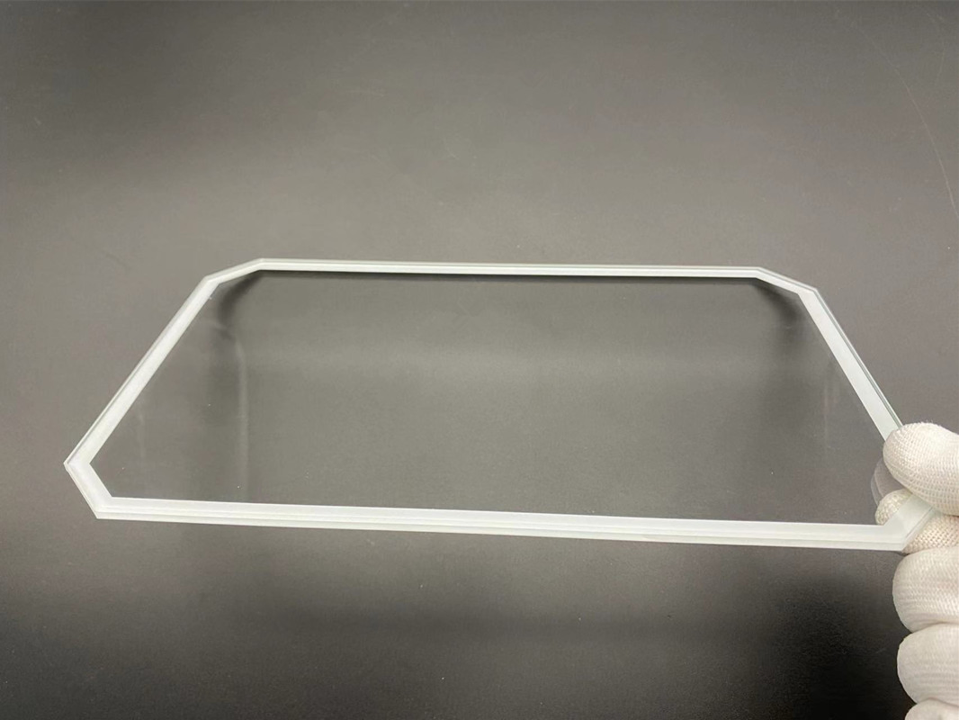 Vidrio Templado Ultra White Toughened Glass with Serigraphy for Street Light Ik08