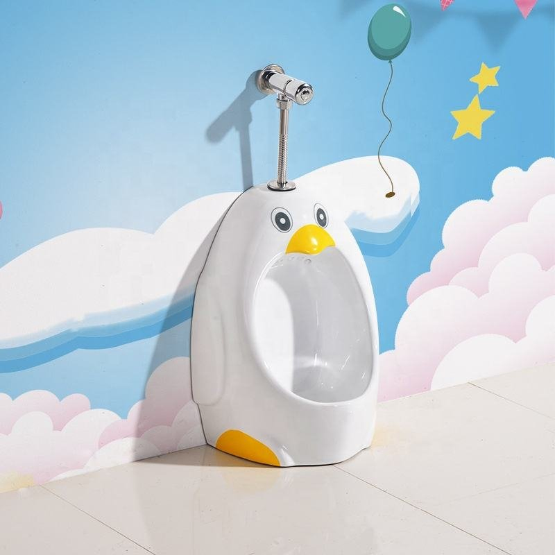 Wholesale Cartoon Sanitary Ware Ceramic Wall Hung Urinal for Kid