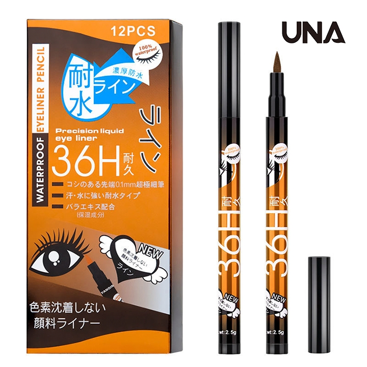 Stock Waterproof Eye Makeup Liquid Eyeliner Pencil Soft Sponge Quick Dry Colored Eyeliner Long Lasting Liquid Eyeliner