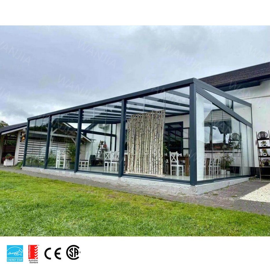 Versatile Aluminum Garden Solarium with Insulated Glass Design