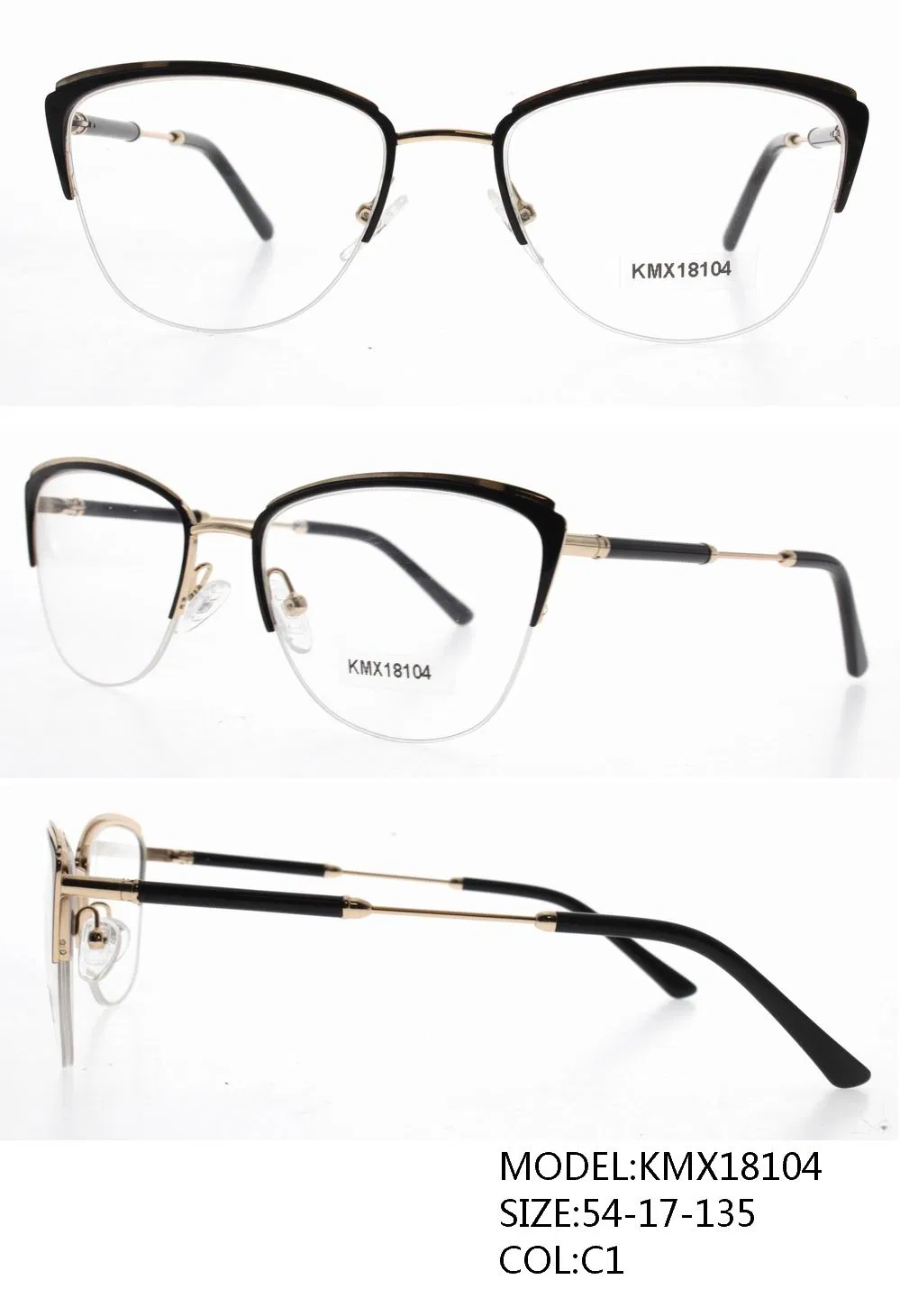 High Quality Lady's Optical Frames New Fashion Style Kmx18104
