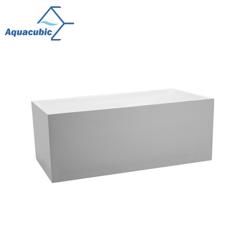 Прямоугольная отдельностоящая ванна из искусственного камня AB6105