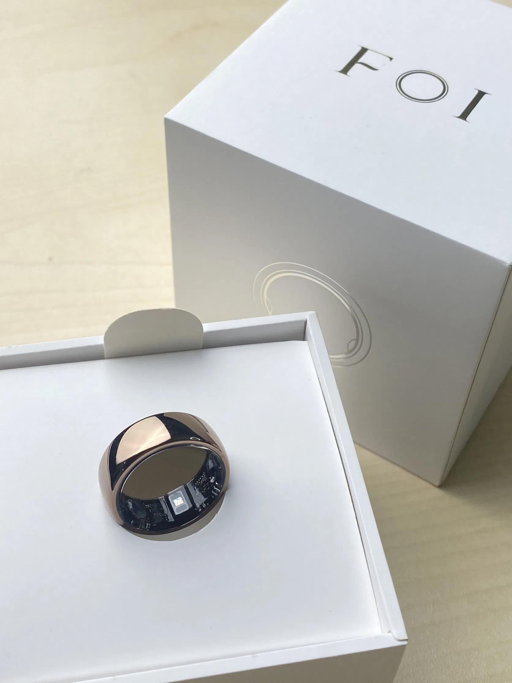 Productos Mas Vendidos 2023 Gadgets Electronic Titanium Smart Ring Lightweight with Fitness Tracker Sensor for Men