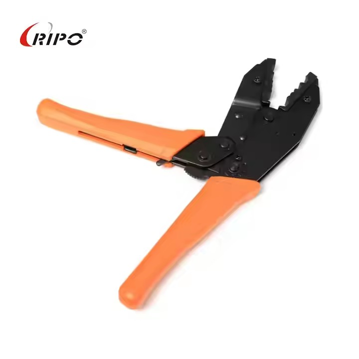 Industrial Grade Insulated Terminal Crimper with Ratchet for 0.5-6mm² Electrical Wires