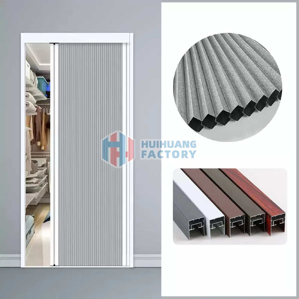 Aluminum Frame 100% Blackout Honeycomb Sliding Door Retractable Window Blinds