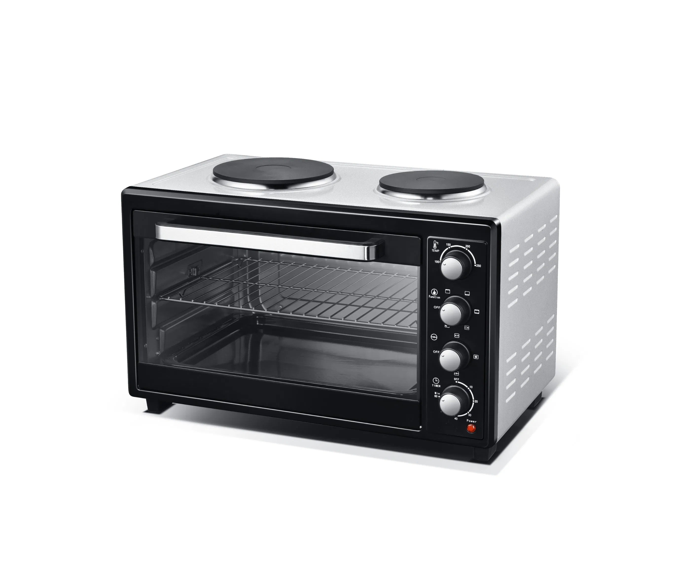Home Kitchen Appliance Electric Large Oven with Hotplates Rotisserie Convection