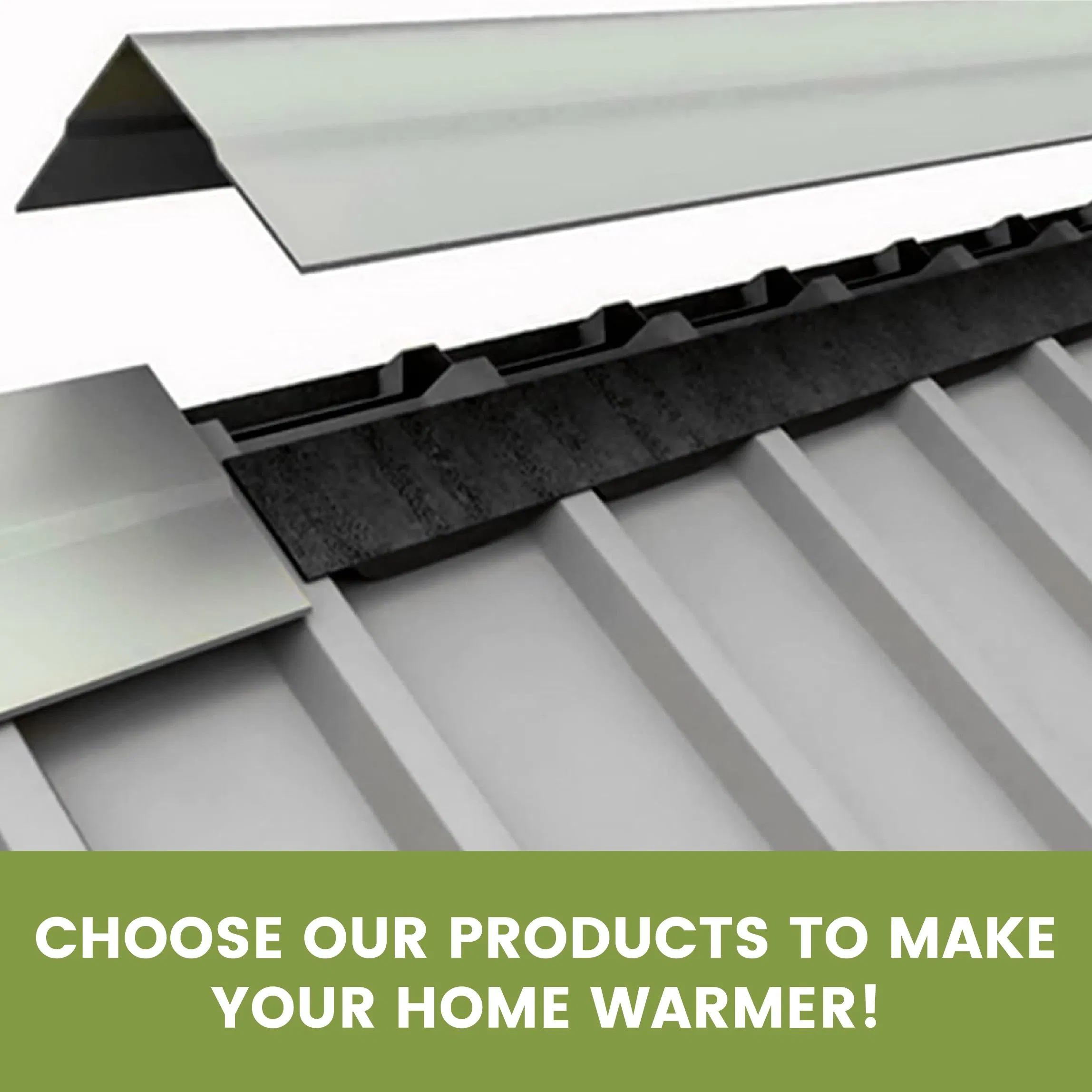 Self Adhesive Noise Reduction Corrugated Foam Ventilation Roofing Panel Foam Closure