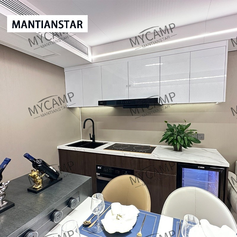 40FT Luxury Detachable Container House 3 Bedroom Mobile Home with Kitchen Toilet Modular Home Portable Removable House