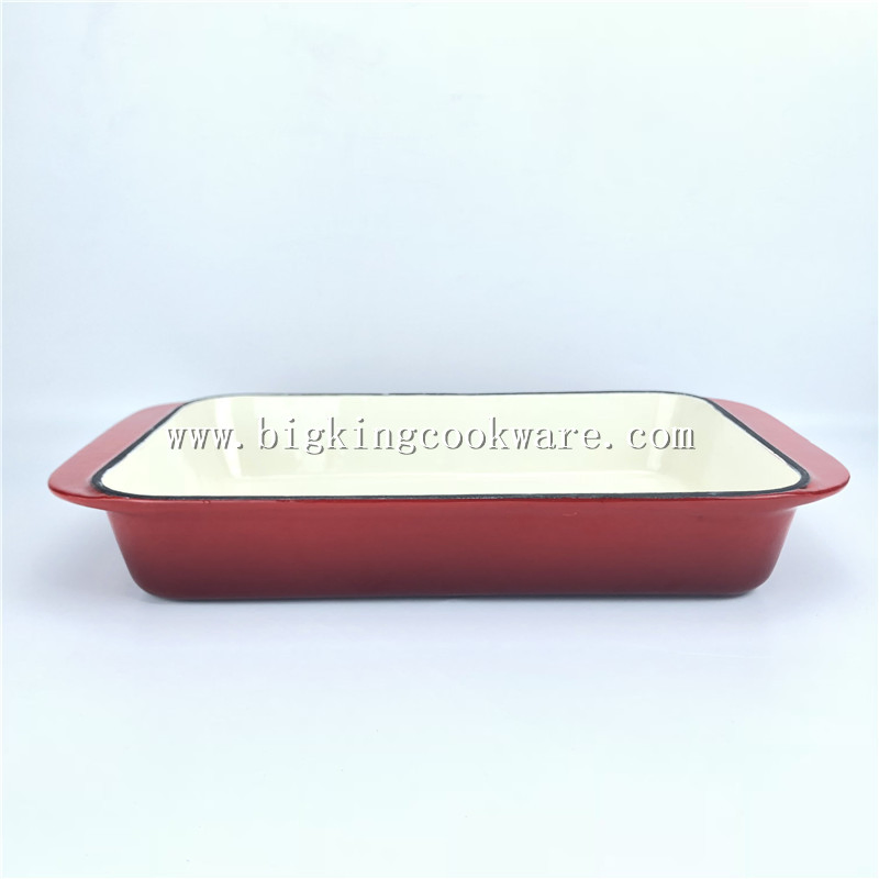 Чугунная эмалированная жаровня 35x30x21 см