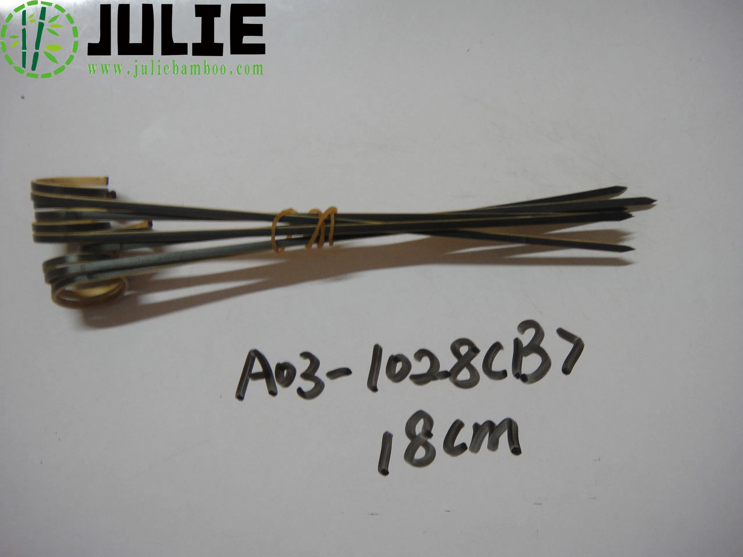 Food-Contacting Grade Hygienic Natural Bamboo Loop Skewer Bamboo Skewers