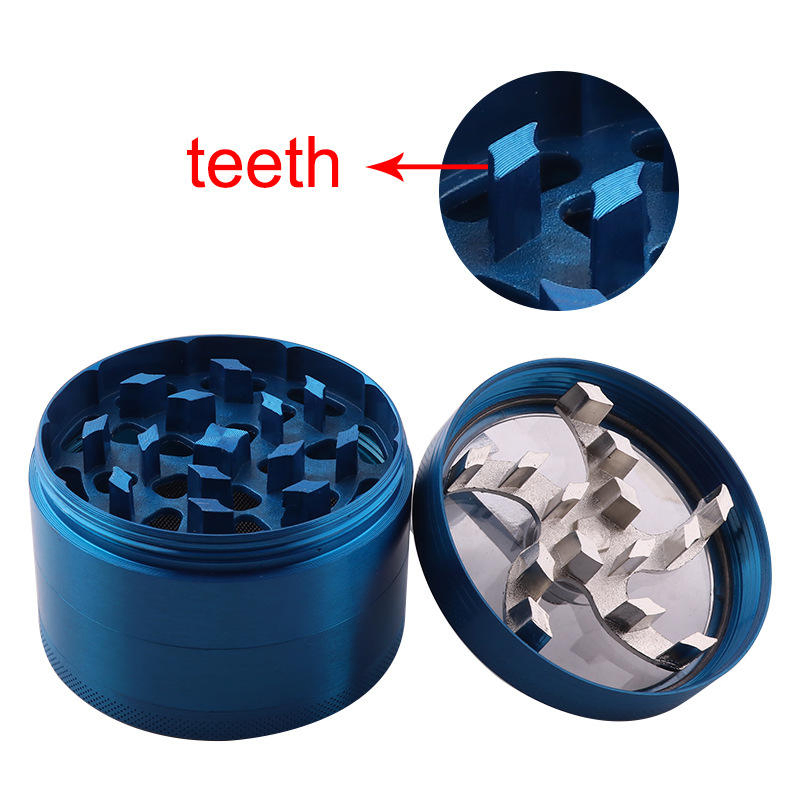 4-Layer Aluminum Zinc Hand Herb Pipe Grinder
