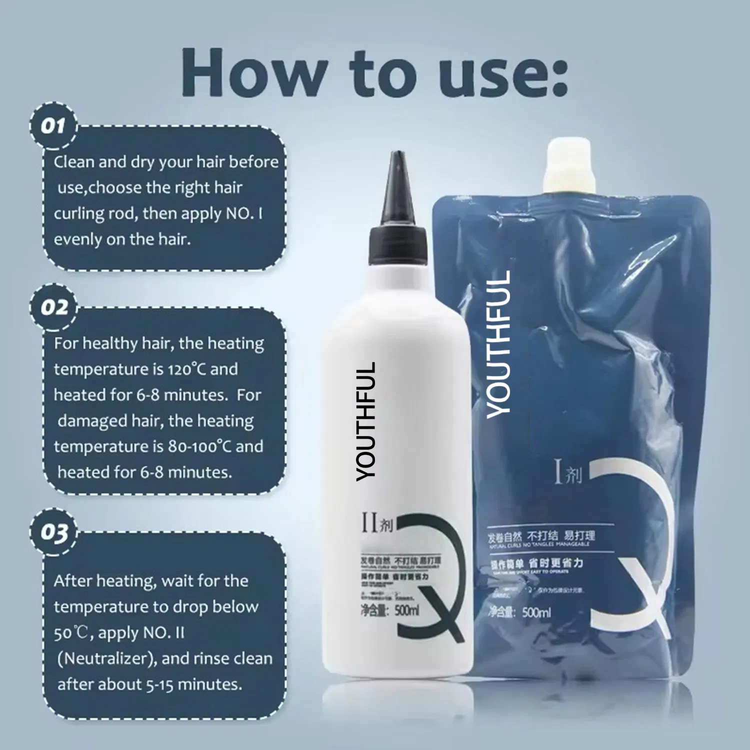 Hot Selling Long Lasting Hair Curling Cream