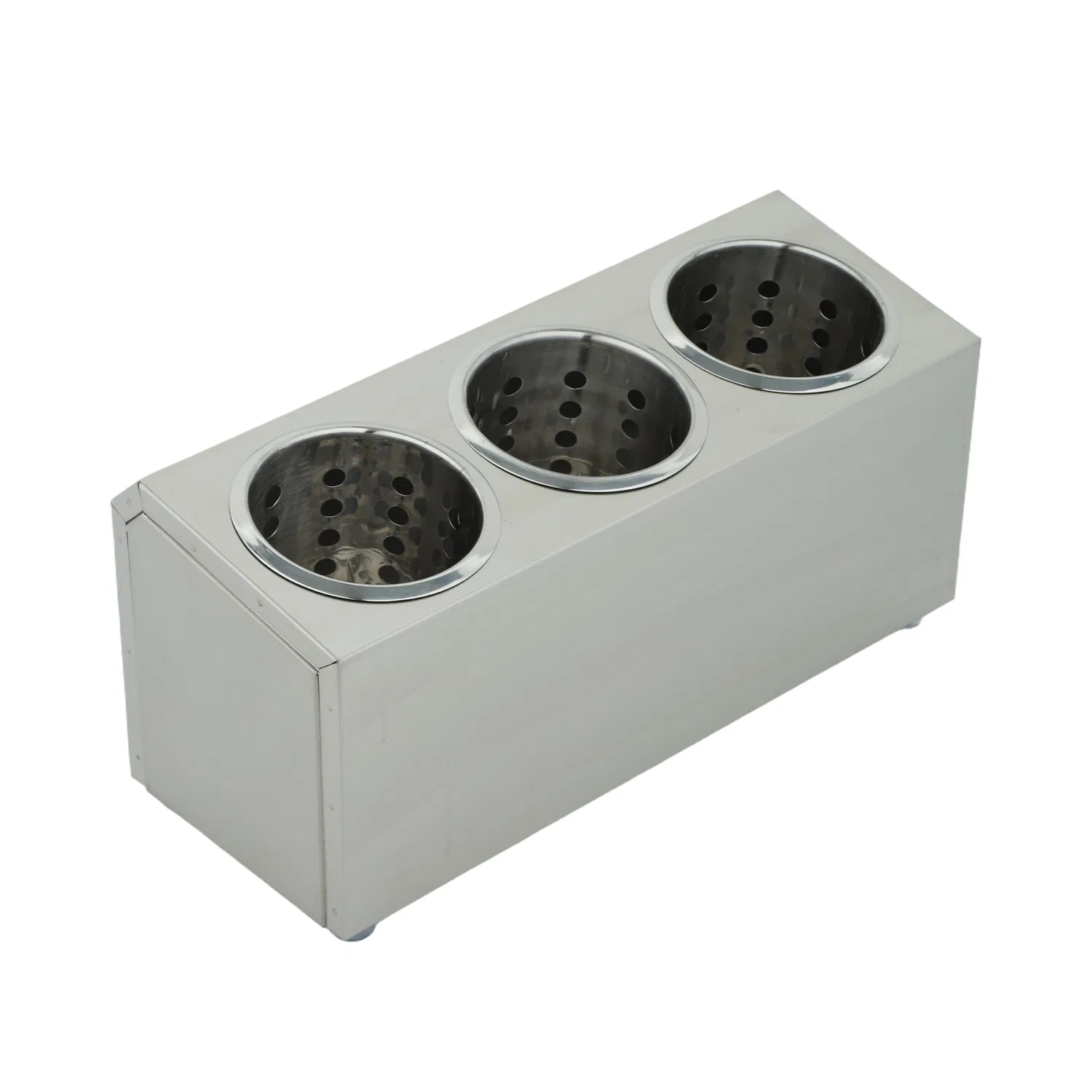 Factory Stainless Steel Spoon and Fork Storage Holder Buffet Restaurant Cutlery Organizer
