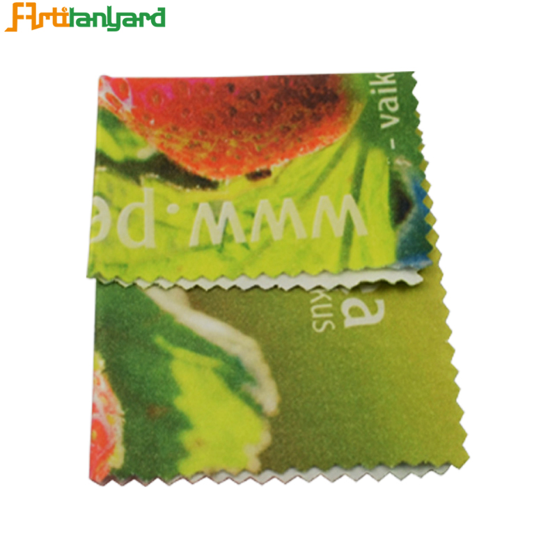 Custom Printing Logo Soft Microfiber Glasses Lens Watch Cleaning Cloth