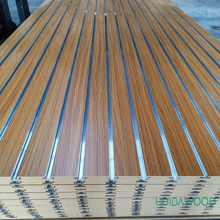 Melamine Face Slotted MDF Slatwall MDF