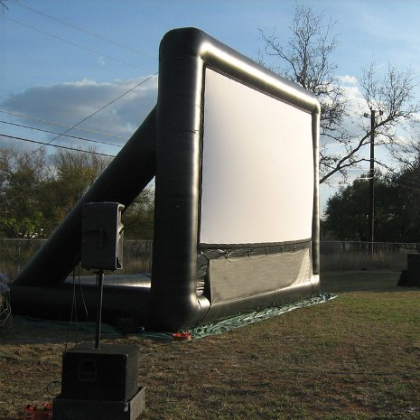 Outdoor Cinema 16: 9 12m Giant Inflatables Screen Large Outdoor 40FT Inflatable Movie Screen