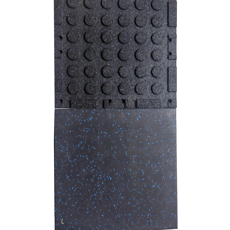 15-50mm Sport Floor Indoor Gym Interlocking Rubber Mat EPDM Rubber Flooring Tile