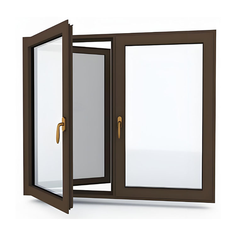 Aluminum Bar Profile Aluminum Alloy Door and Window Safety Glass Casement Window