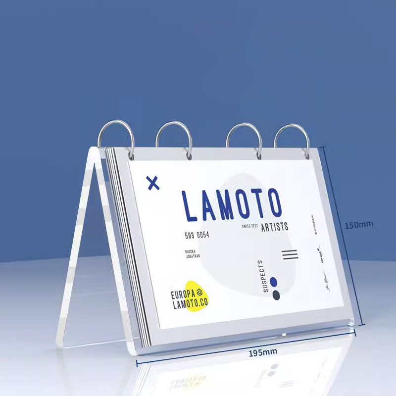 Display Stand Plastic Acrylic Table Letter Advertising Sign Desktop Billboard