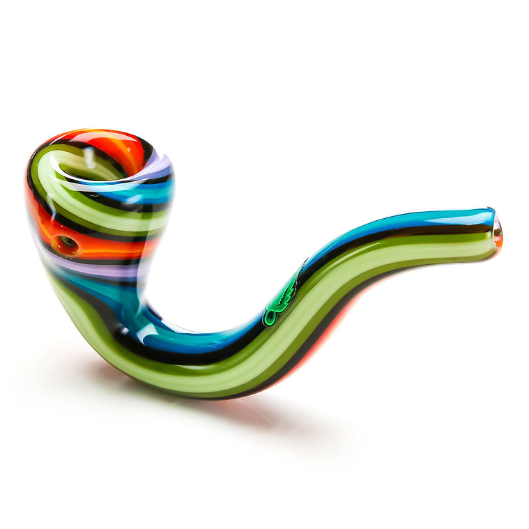 Glass Smoking Pipes Wig Wag Mini Sherlock Glass Dry Hand Pipe Water Pipes