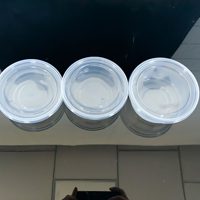 Disposable Plastic PP Clear Soup Food Container with Lid Custom 6/8/12/16/24/32oz