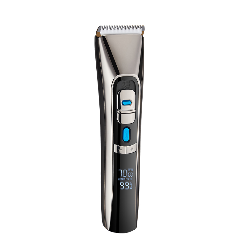 Professional Baldheaded Hair Cut Machine Hair Clipper USB Rechargeable Portable Cordless Hair Trimmer with LCD Display