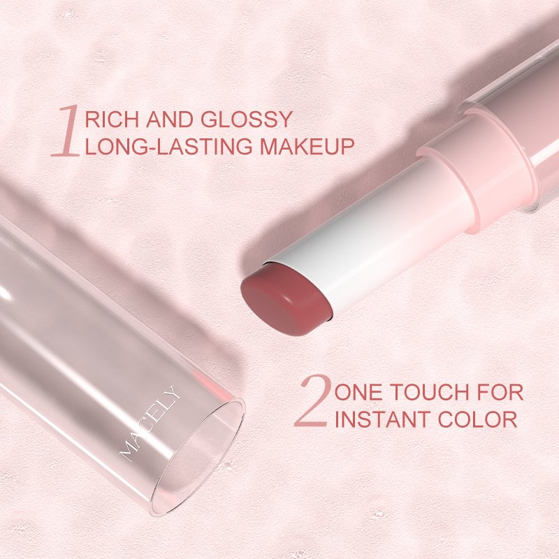 Customizable Long Wear No Touch All Day Lightweight No Burden Safe Mild Non Stimulating Skin Lipstick