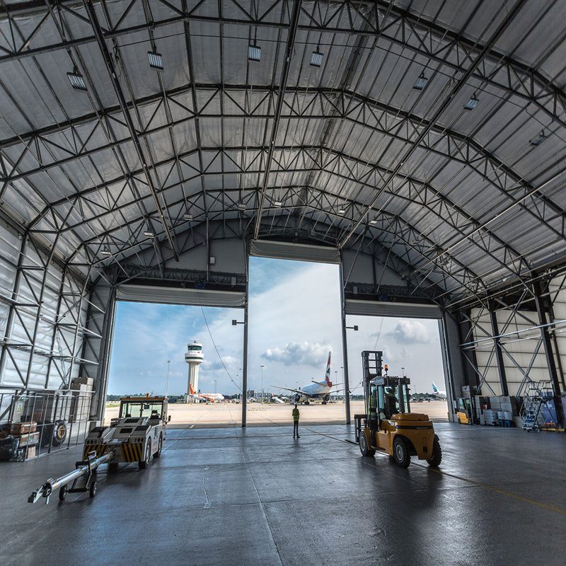 High Tensile Galvanized Steel Structure Construction