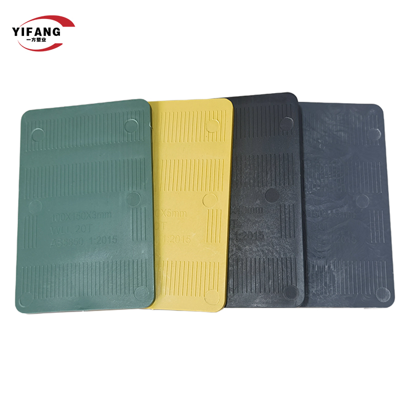 150X100mm Solid Plastic Shims with Ribbed Surface Forconstruction Leveling