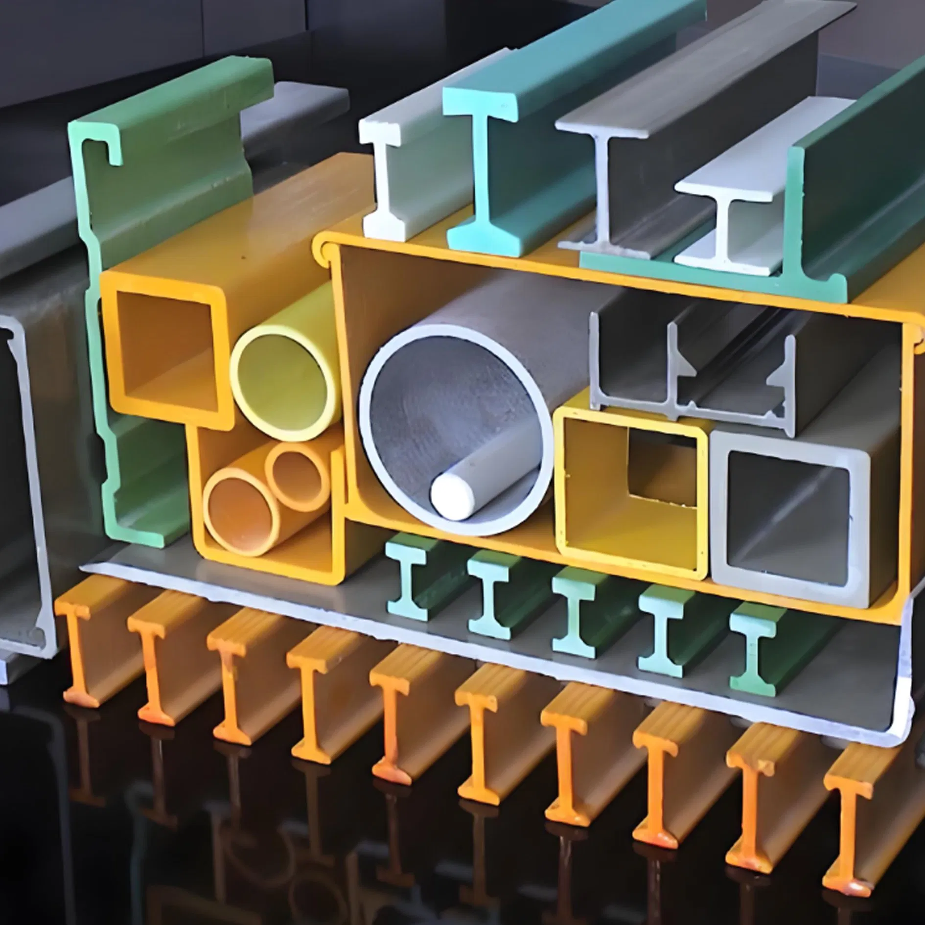 High Strength Structural Pultruded Profiles GRP / FRP Pipe