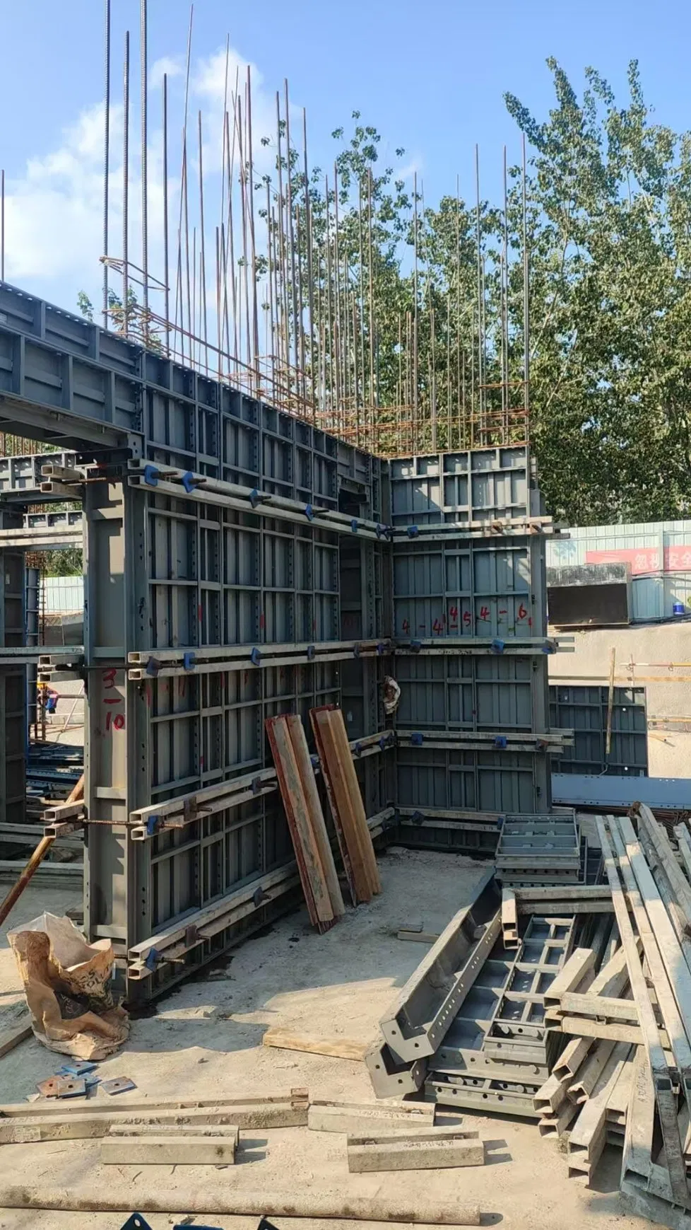 China Factory Construction Concrete Metal Steel Formwork for Wall and Column Construction