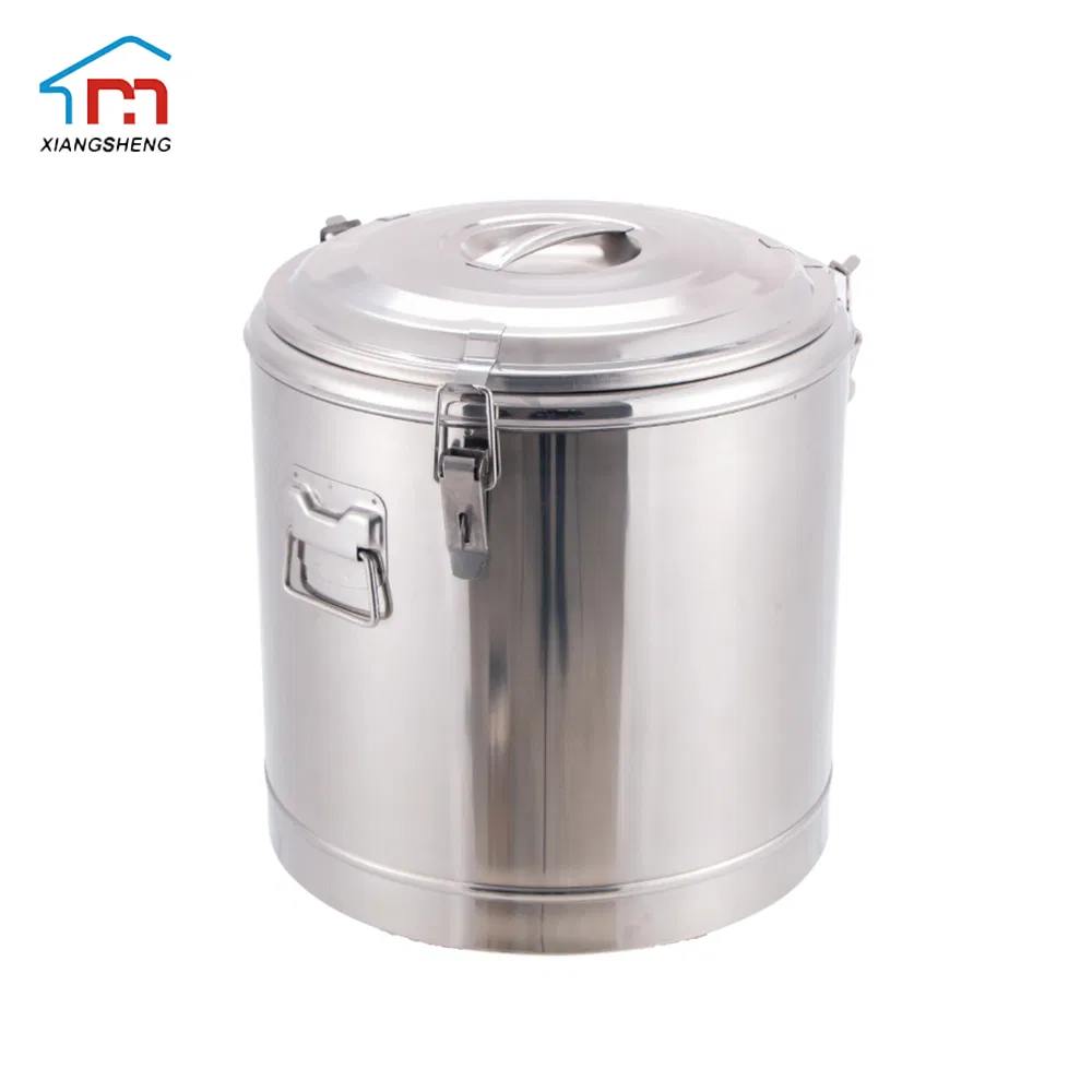Xiangsheng 15-120L Stainless Steel Insulated Bucket Food Container Storage Box & Bin