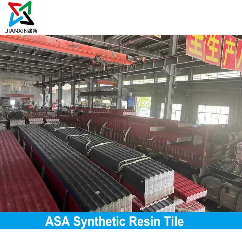 Пластиковая кровельная черепица ASA UPVC, испанский профиль