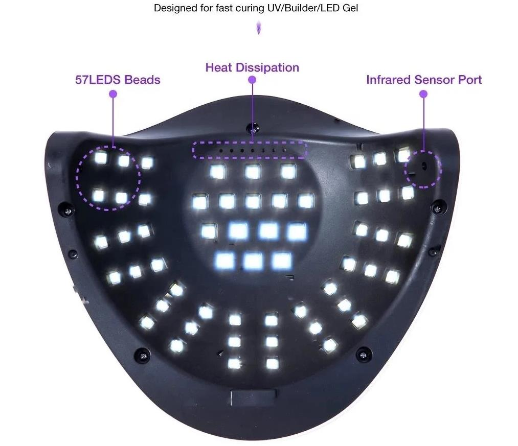 Best Selling 180W LED UV Lamp for Nail Salon Nail Dryer