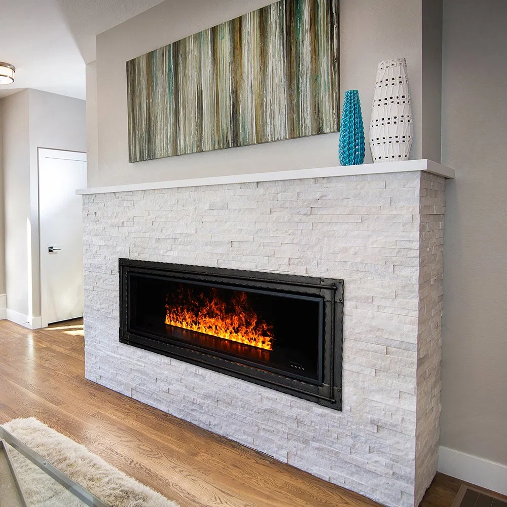 No Heat Modern Decoration Fires Multiple Colors 3D Electric Vapor Steam Fireplace