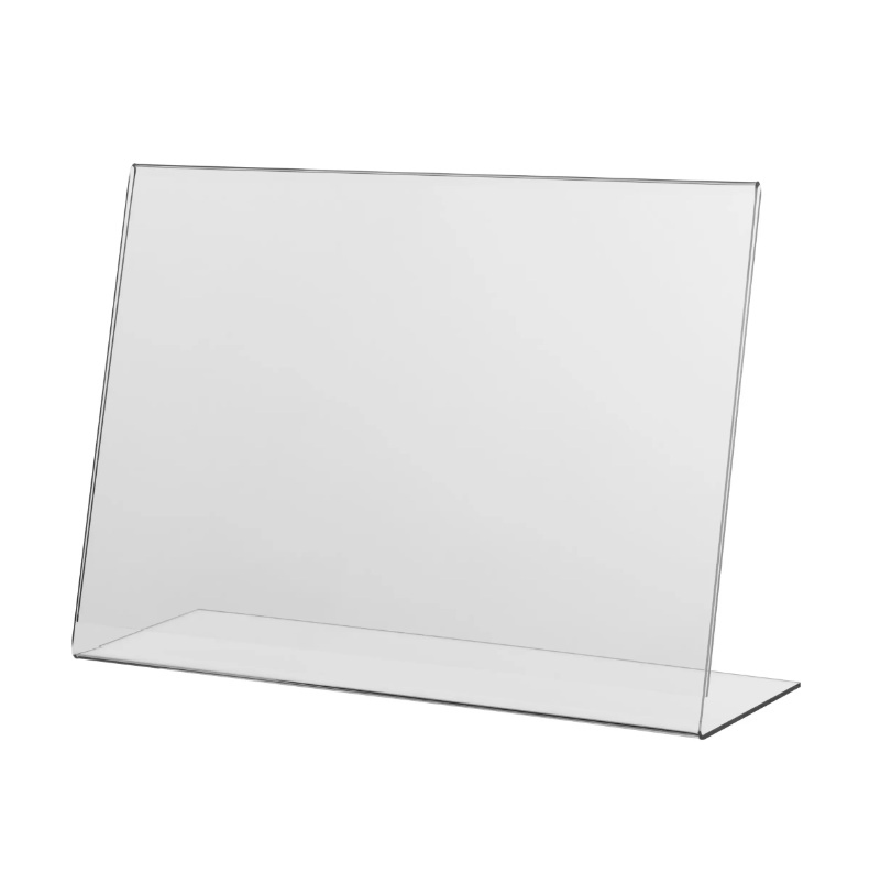 Freestanding Single Sided Acrylic Poster Holder A6 Landscape Advertising Standsmenu Holders & Stands for Tablessingle Sided Sign Holders