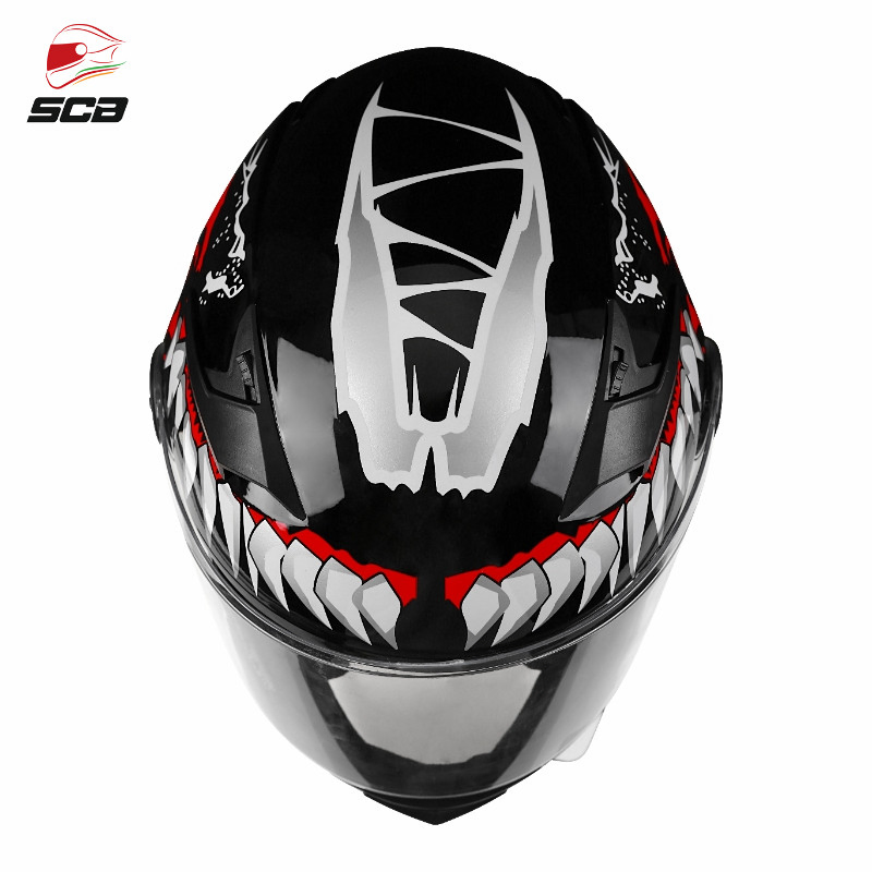 Venom Full Face Motorcycle Helmet for Adults, Unisex
