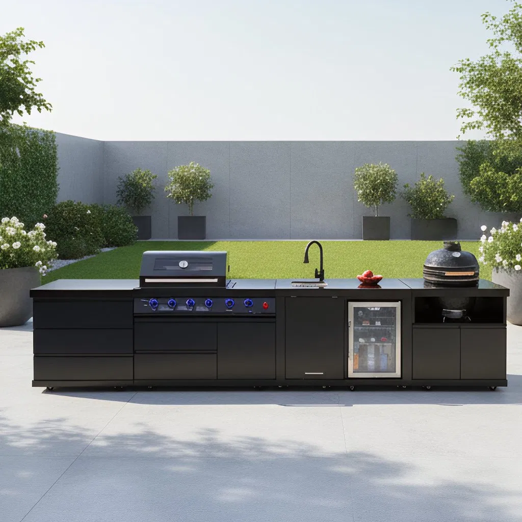 Outdoor Durable Stainless Steel Modern Set Cabinet Design