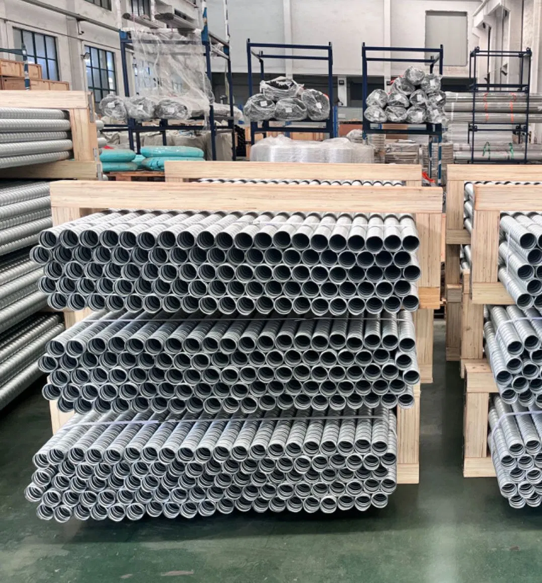 High Tension Corrugated Galvanized Prestressed Steel Metal Duct for Bridge Construction