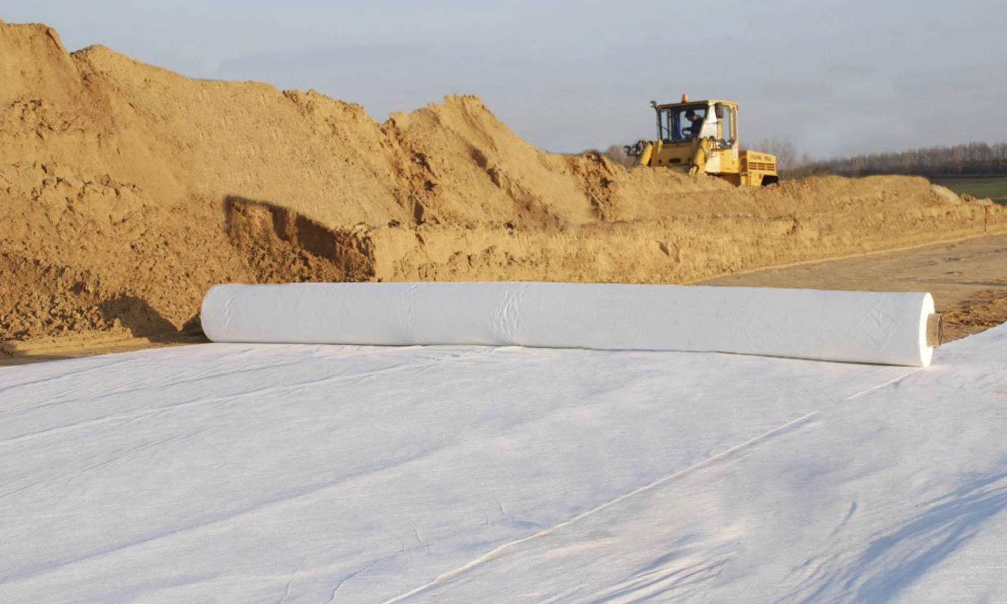 CE/SGS-Certified Woven Geotextile for European Construction Standards