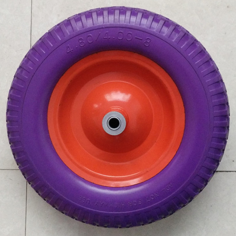 Garden and Cement Floor Flat Free PU Foam Wheels