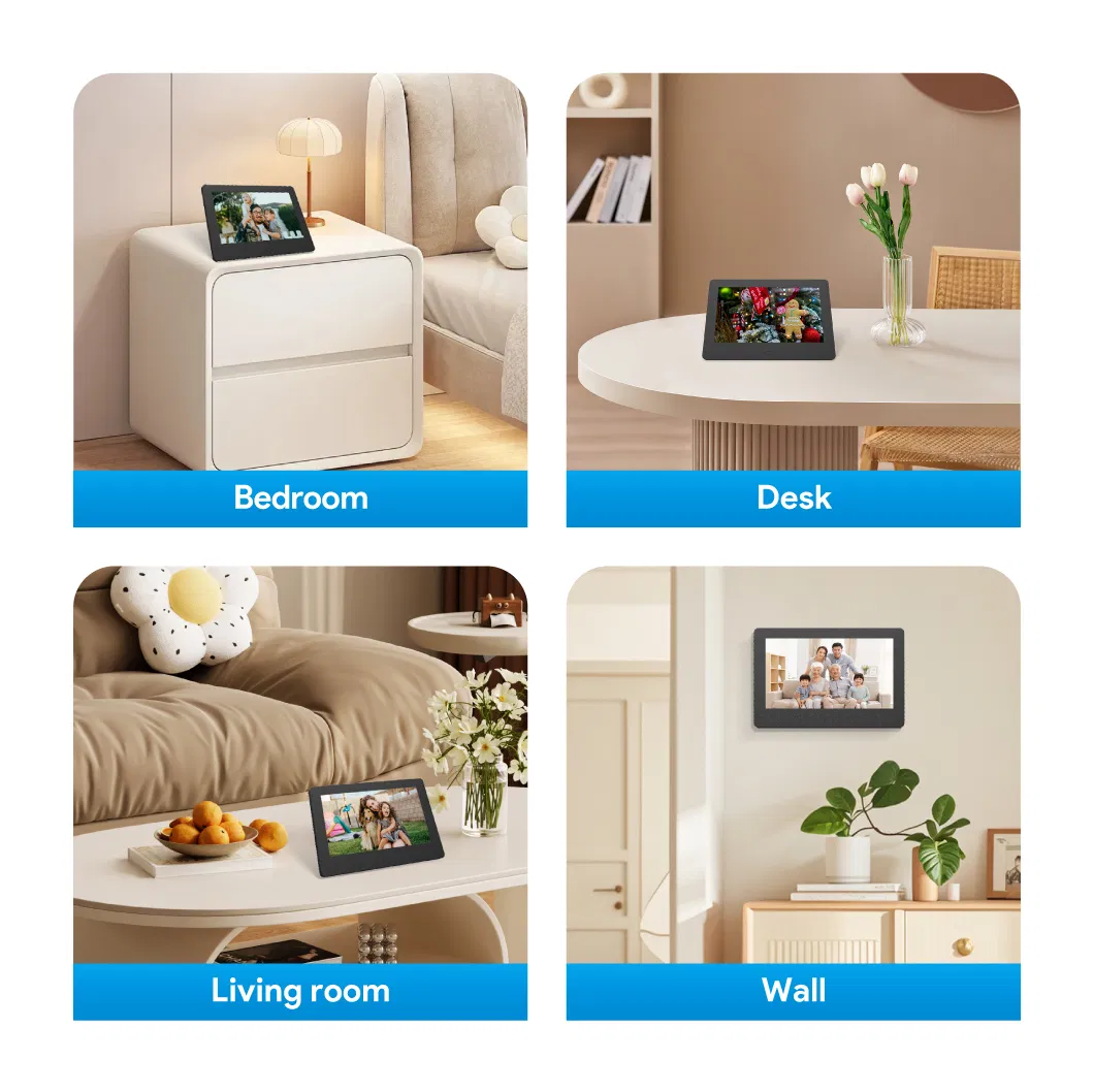 21.5 Inch Frames Wall Hanging Advertising LCD Smart Digital Art Frame