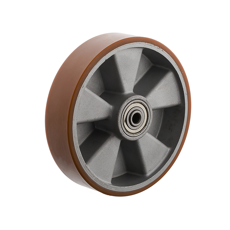 10inch Heavy Duty Caster 800kgs High Load Castor Pressed Steel for with Ball Bearing PU Wheel