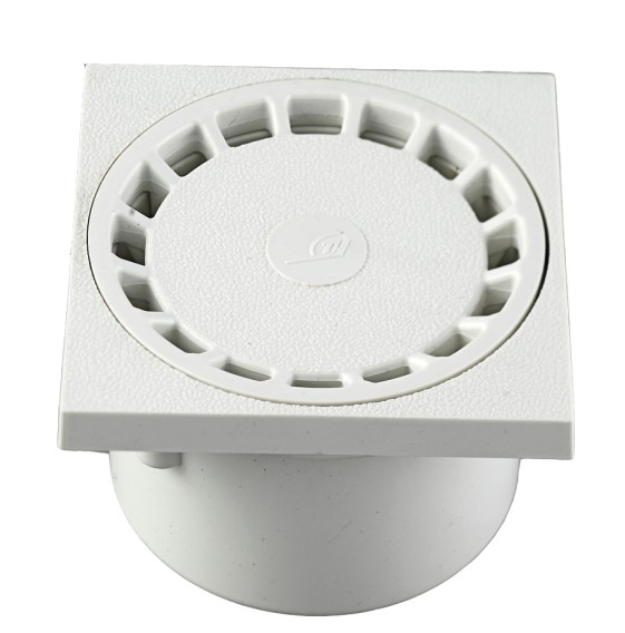DIN PVC Pipe Fitting Drainage Plastic Floor Drain