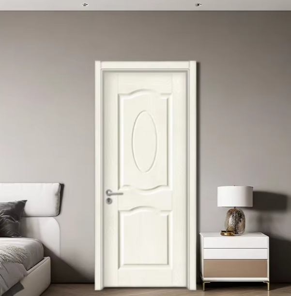 Luxurious Solid Wood Interior Door. Modern Soundproofing, Elegant Bedroom and Home Design