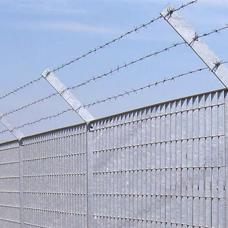 Hot DIP Galvanized Steel Grating Railing for Industrial Staircase Safety Protection