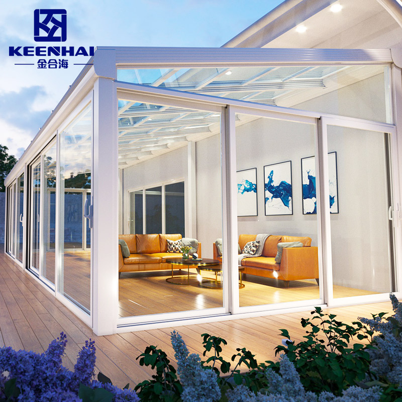 Solarium Patio Parts Outdoor Enclosures Prefab Sunroom Aluminum