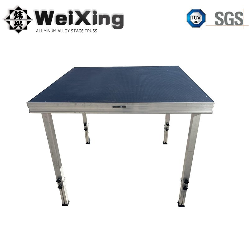 Square Leg Portable Quick Install Aluminum Modern Concert Events Stage Outdoor Indoor Stage Platform