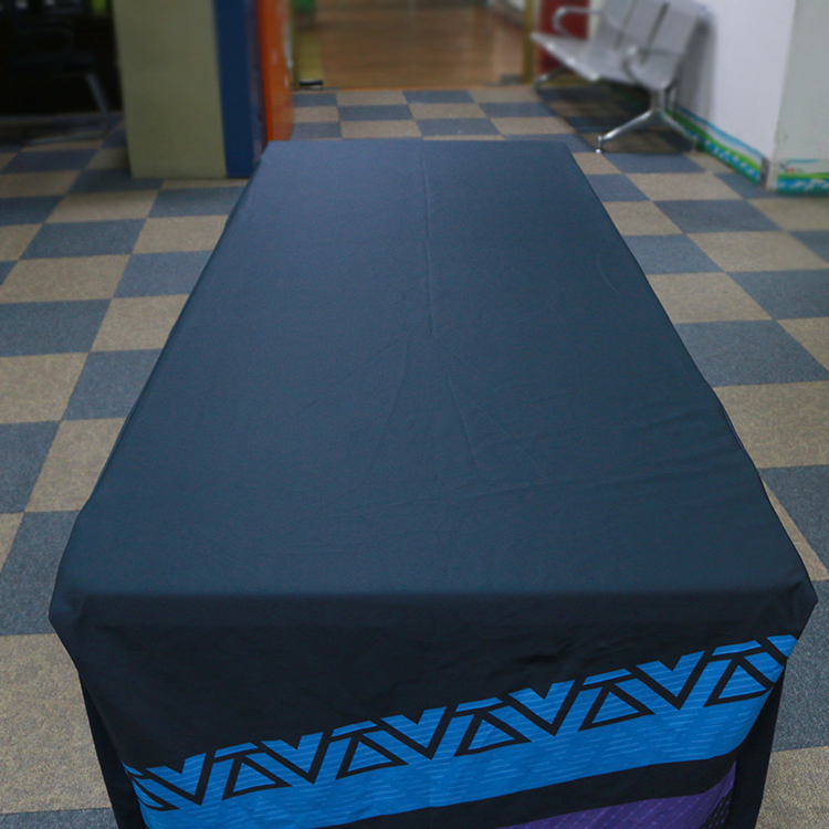 Custom Design 6FT 8FT Stretch Table Cover and Stretch Table Cloth for Decotation